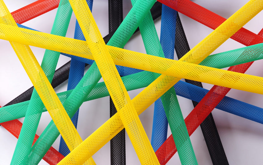 Tréninkové tyče z plastické síťoviny